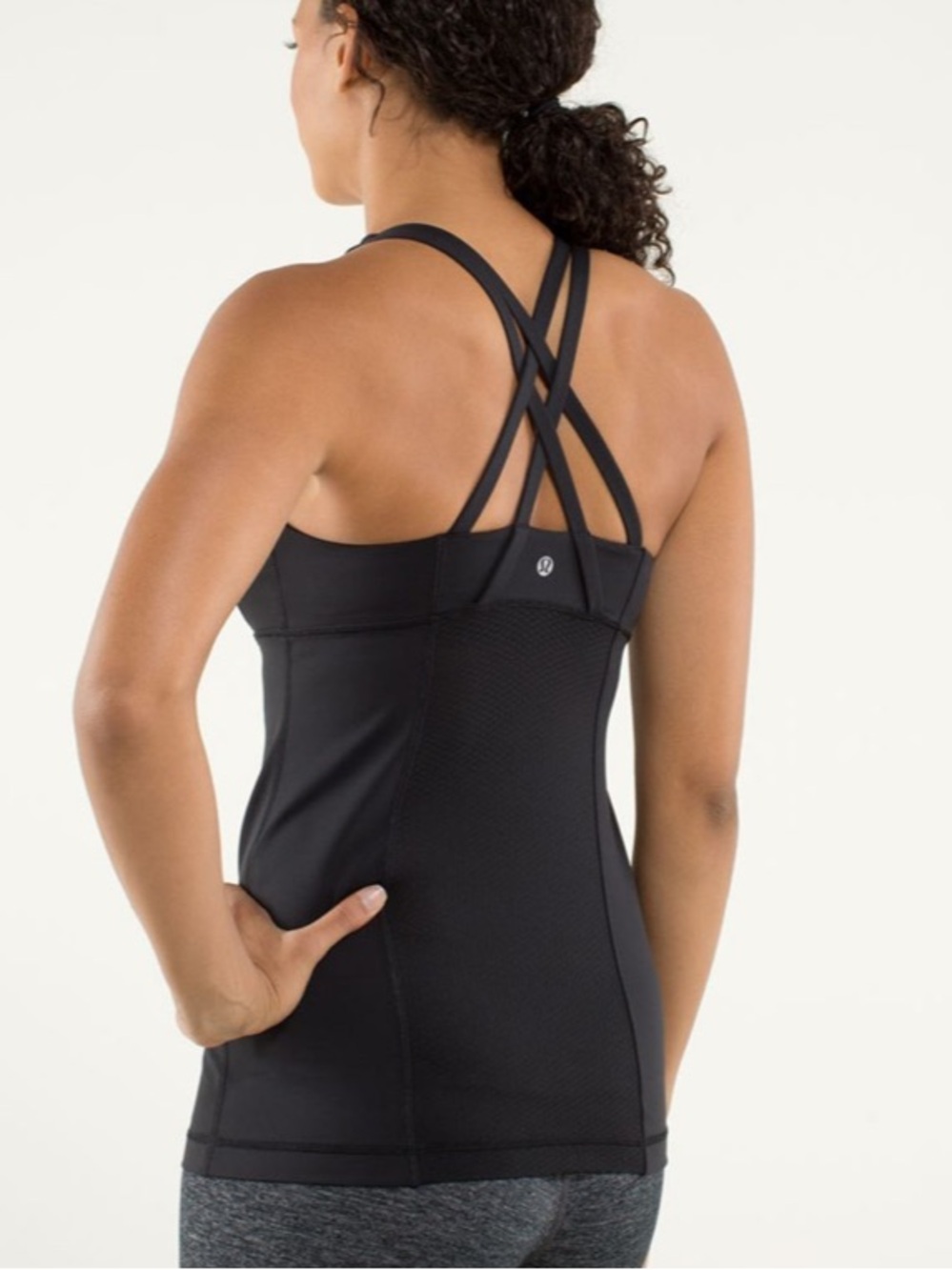 Lululemon Energy Tank Midnight Iris Multi / Black SZ 4 (2013) - Picture 2 of 12
